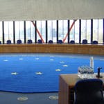 Court room of the ECHR