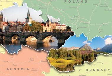Czech/Slovakia map