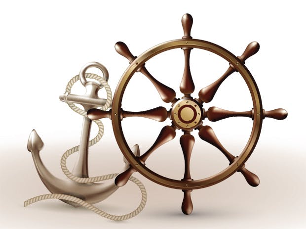 Helm Wheel anchor