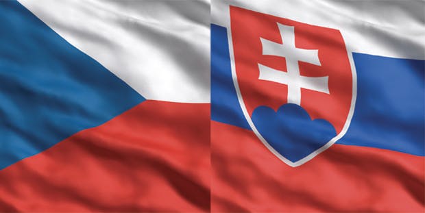 Czech Slovak flag index