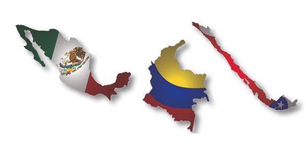 Latin America flags index