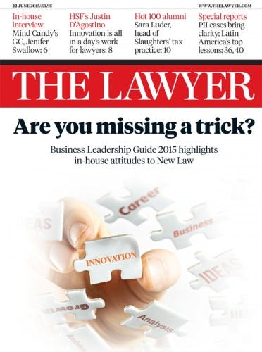 The Lawyer 22 June 2015 front cover