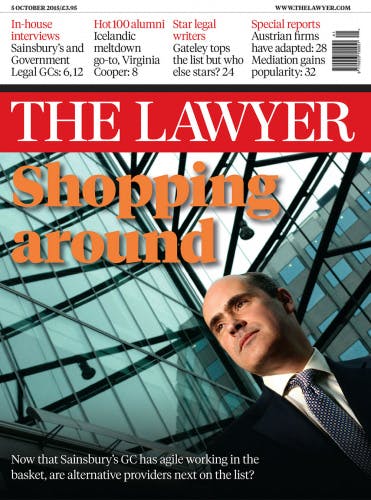 The Lawyer 5 October 2015 cover