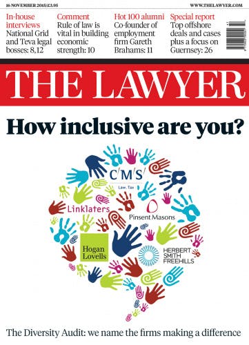 The Lawyer 16 November 2015 front cover