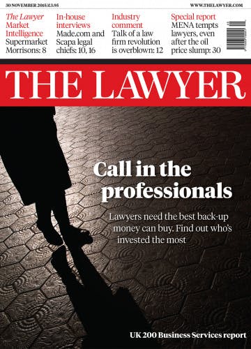 The Lawyer 30 November 2015 front cover