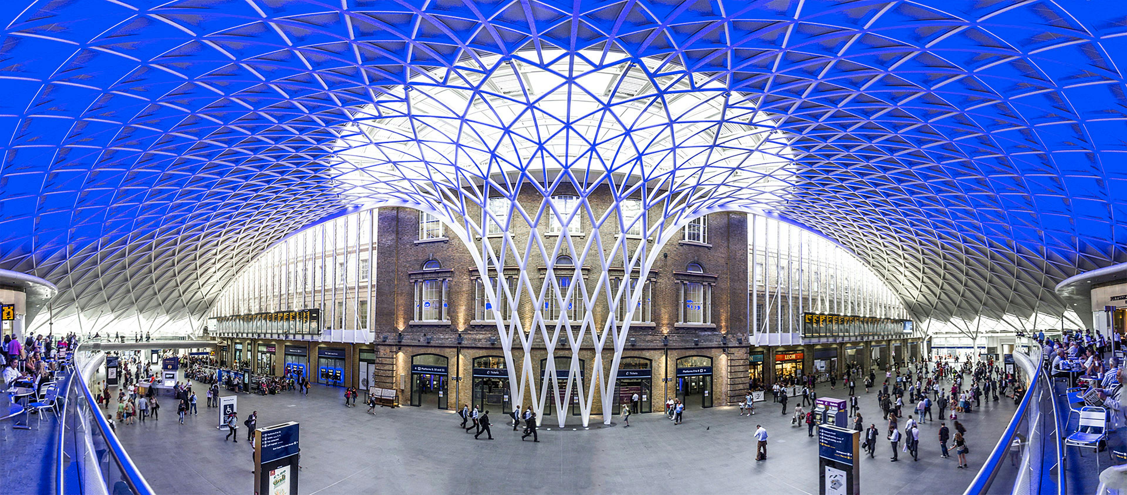 Kings Cross Station, London, trains, rail