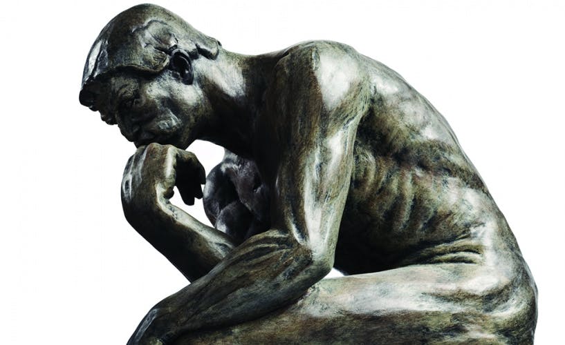 Picture, Rodin's The Thinker. Irwin Mitchell and Pump Court rule in the discreet world of private client