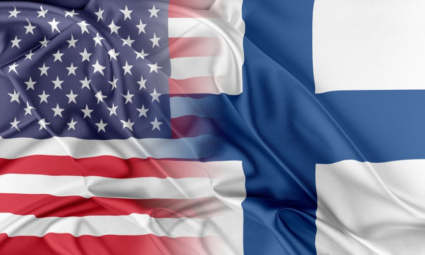 Finland flag New York