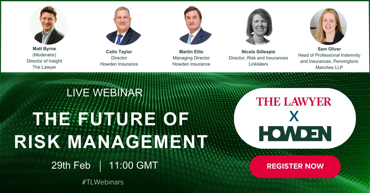 Webinar On-Demand: The Future of Risk Management - The Lawyer | Legal ...